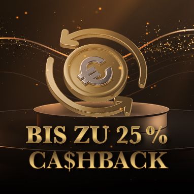 Dein wöchentliches Extra: bis zu 25 % echtes Cashback!