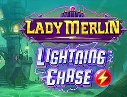 Screenshot des Slot-Spiels Lady Merlin Lightning Chase von ReelPlay im vegadream Casino